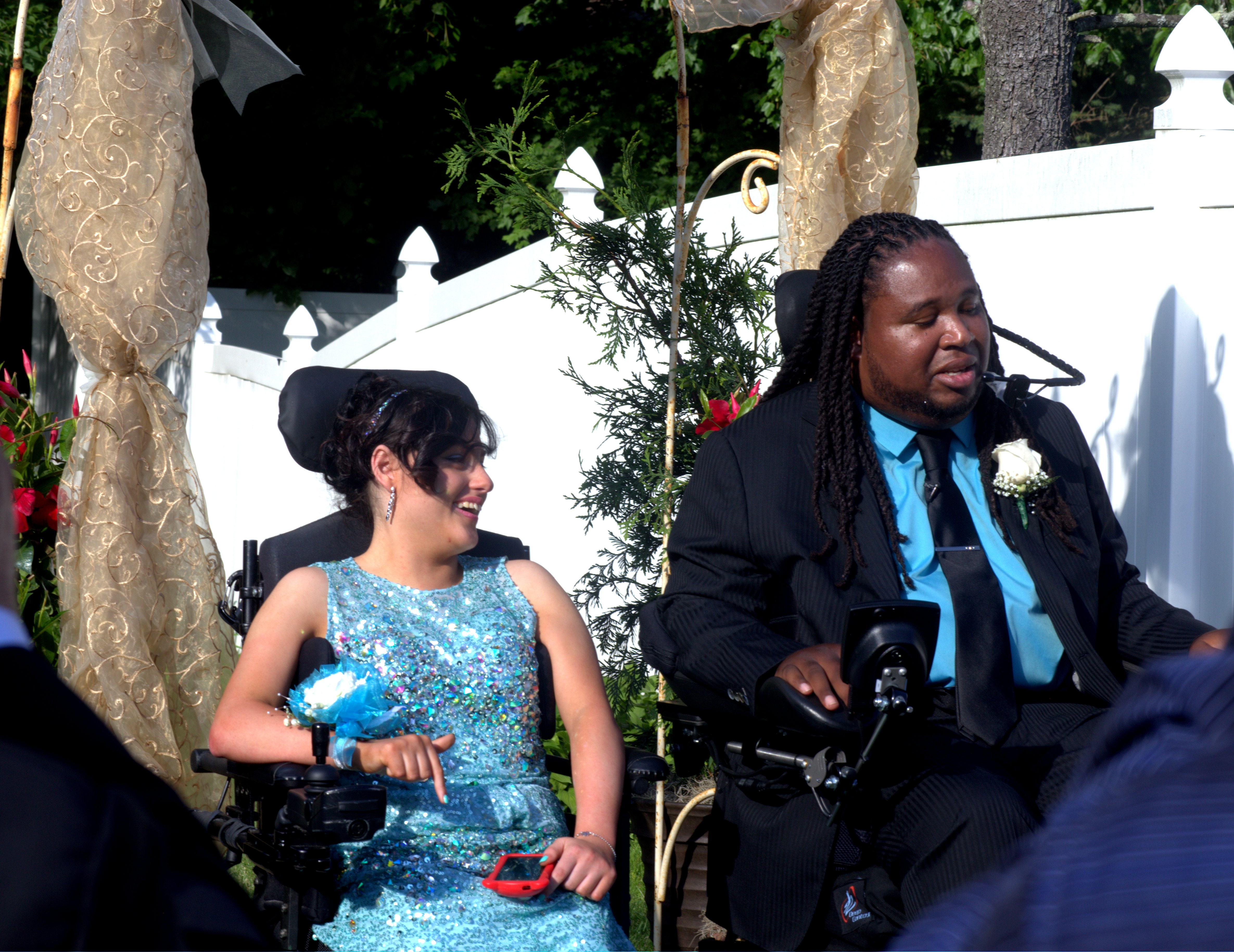 Una Noche Mágica Para la Familia Brunini 2 Gianna Brunini and Eric LeGrand